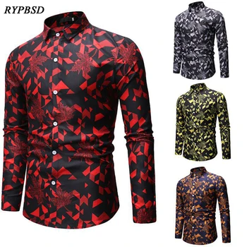 2019 New Flower Men Shirt Long Sleeve Foreign Trade Floral Shirt Men Slim Fit Fashion Casual Turn-down Collar Mens Clothing
2019 New Flower Men Shirt Long Sleeve Foreign Trade Floral Shirt Men Slim Fit Fashion Casual Turn-down Collar Mens Clothing