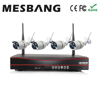 Mesbang 720P P2P wireless IP security camera system 4ch nvr kit 1.0MP easy to install delivery by DHL Fedex free shipping
Mesbang 720P P2P wireless IP security camera system 4ch nvr kit 1.0MP easy to install delivery by DHL Fedex free shipping