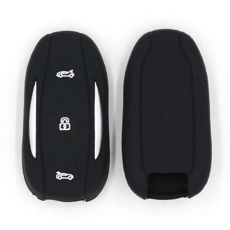 Silicone Rubber Car Key Case Cover Skin Set Fob Protector For Tesla Inc Tesla Model S X 3 Button Flip Folding Remote Key Shell
Silicone Rubber Car Key Case Cover Skin Set Fob Protector For Tesla Inc Tesla Model S X 3 Button Flip Folding Remote Key Shell