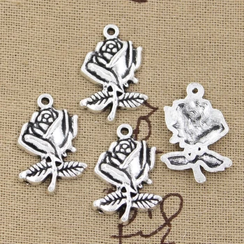 6pcs Charms Flower Rose 25x17mm Antique Tibetan Silver Color Pendant Findings Accessories DIY Vintage Choker Handmade Jewelry
6pcs Charms Flower Rose 25x17mm Antique Tibetan Silver Color Pendant Findings Accessories DIY Vintage Choker Handmade Jewelry