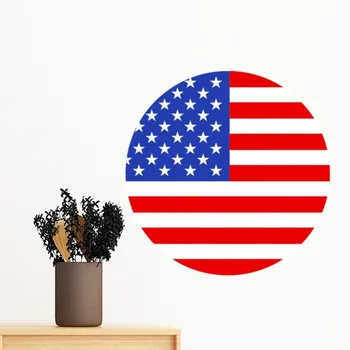 America World National Flag Europe Country Symbol Mark Round Removable Wall Sticker Art Decals Mural DIY Wallpaper Room Decal
America World National Flag Europe Country Symbol Mark Round Removable Wall Sticker Art Decals Mural DIY Wallpaper Room Decal