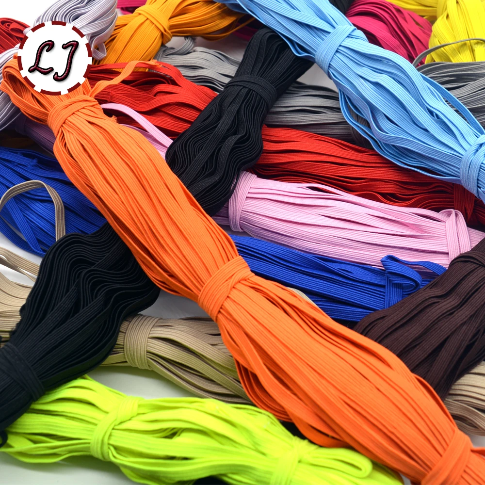 Wholesale 6mm Narrow black white colorful elastic webbing for cloth pants bag home DIY elastic tape bands sewing accessories
Wholesale 6mm Narrow black white colorful elastic webbing for cloth pants bag home DIY elastic tape bands sewing accessories