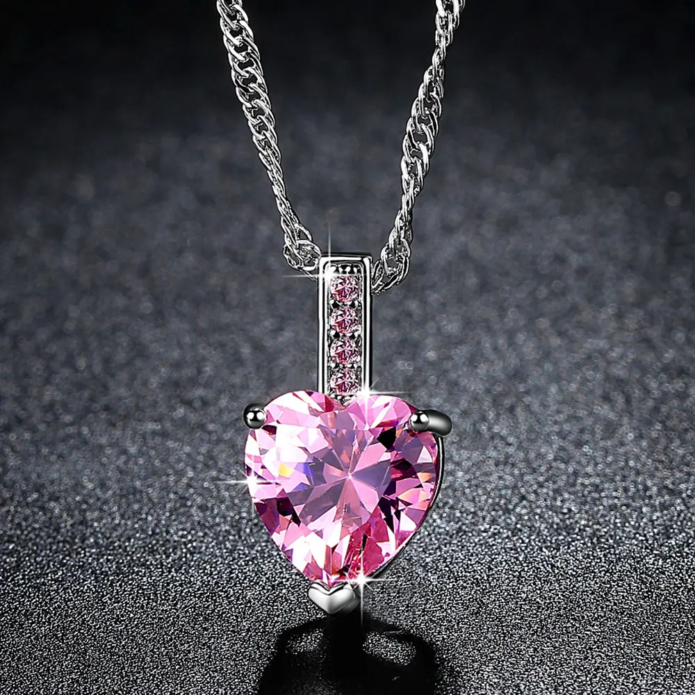 Beiver White Gold Color Crystal Heart Pendant Necklace for Women Top Quality Hot Selling Necklaces Valentine's Day Gifts
Beiver White Gold Color Crystal Heart Pendant Necklace for Women Top Quality Hot Selling Necklaces Valentine's Day Gifts