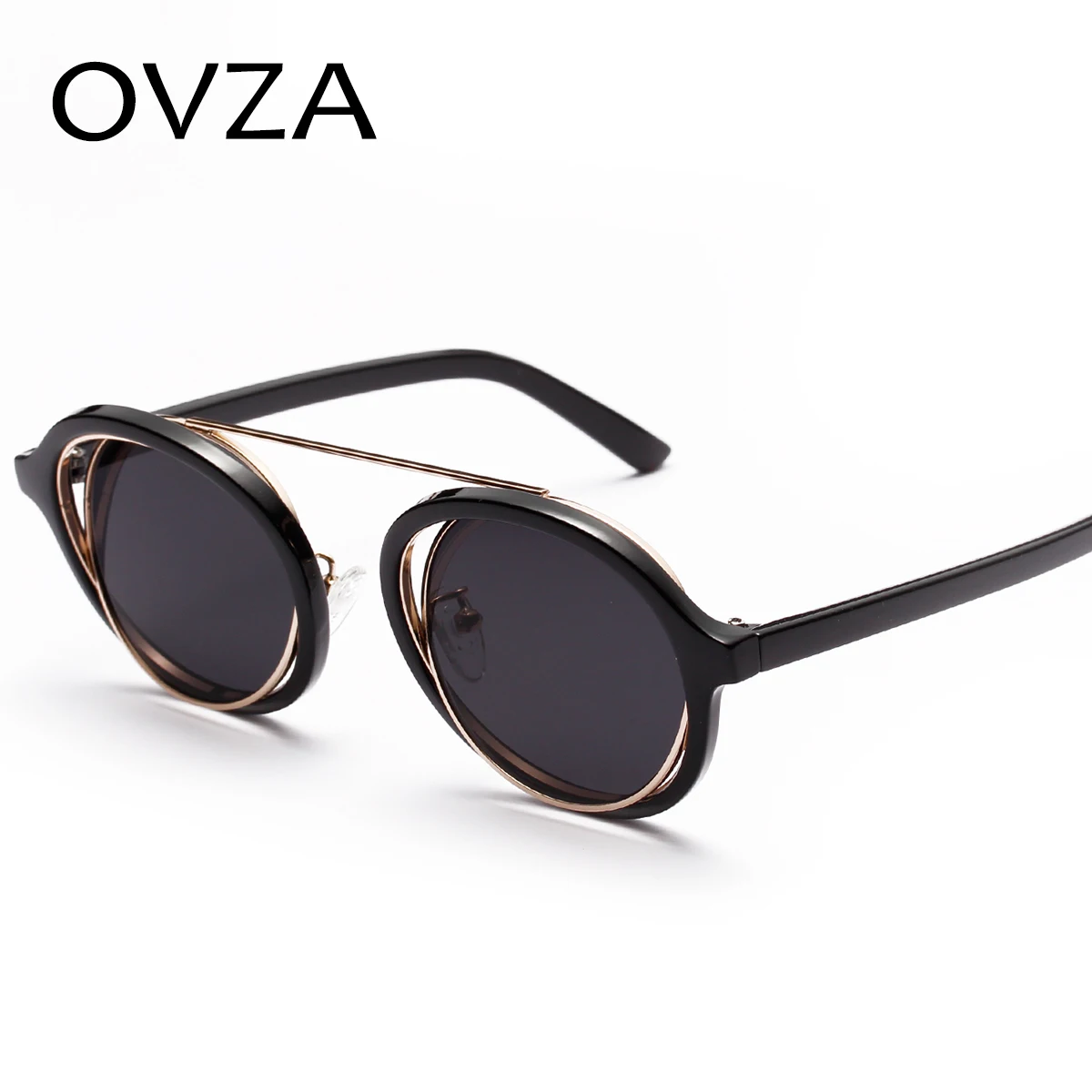 OVZA Punk Sunglasses Brand Designed Mens Women Round Sunglasses Retro Openwork Glasses Vintage oculos de sol masculino S1092
OVZA Punk Sunglasses Brand Designed Mens Women Round Sunglasses Retro Openwork Glasses Vintage oculos de sol masculino S1092