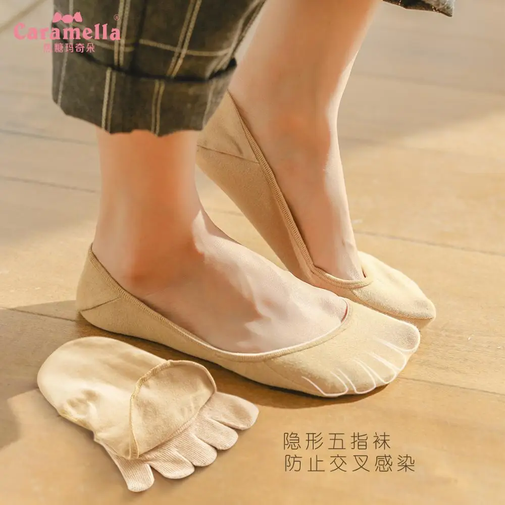 Caramella 2019 High End Women Socks Fashion Summer Thin Five Toe Sock Slippers Women Lady Invisibile Socks Five Finger Socks
Caramella 2019 High End Women Socks Fashion Summer Thin Five Toe Sock Slippers Women Lady Invisibile Socks Five Finger Socks