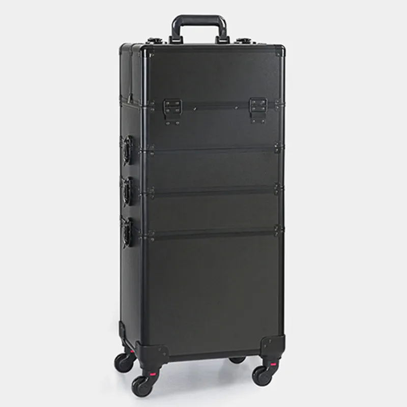 Brand Aluminum frame 4 layers Trolley Makeup Box Beauty Case with wheel professional makeup Suitcase makeup New Universal Wheels
Brand Aluminum frame 4 layers Trolley Makeup Box Beauty Case with wheel professional makeup Suitcase makeup New Universal Wheels