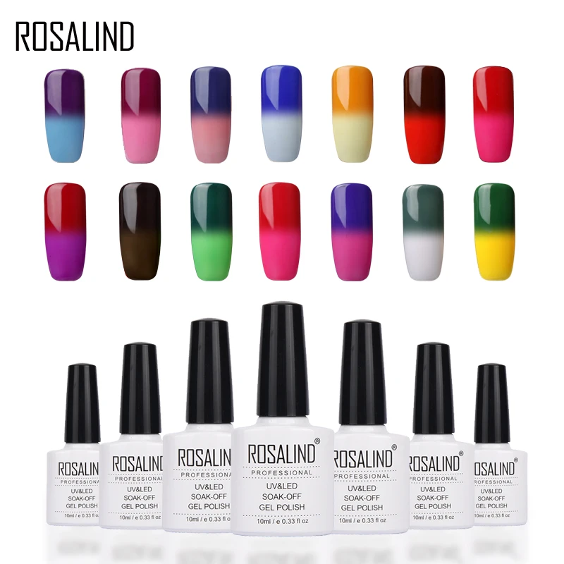 ROSALIND 10ML Gel Polish Temperature Change For nail extensions White Bottle hybrid Nail Art Soak-Off UV Gel Nail Polish
ROSALIND 10ML Gel Polish Temperature Change For nail extensions White Bottle hybrid Nail Art Soak-Off UV Gel Nail Polish