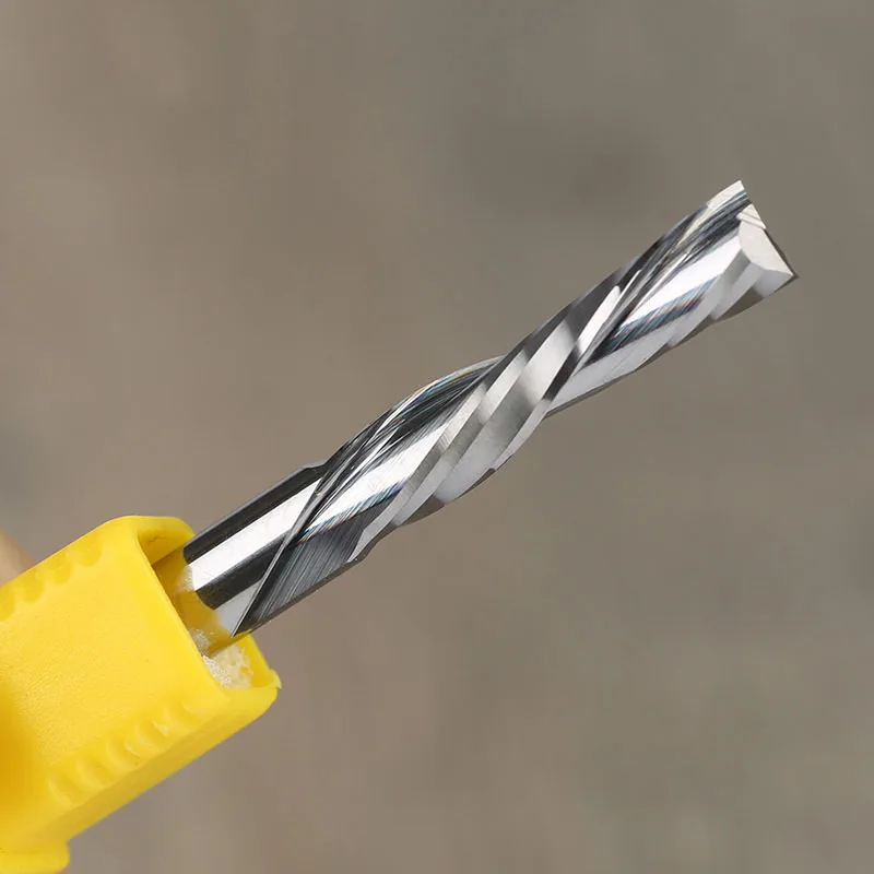 2pc 3.175 4 6mm Left Spiral milling cutter down cut two double Flutes router bit CNC end mill carbide milling cutter
2pc 3.175 4 6mm Left Spiral milling cutter down cut two double Flutes router bit CNC end mill carbide milling cutter