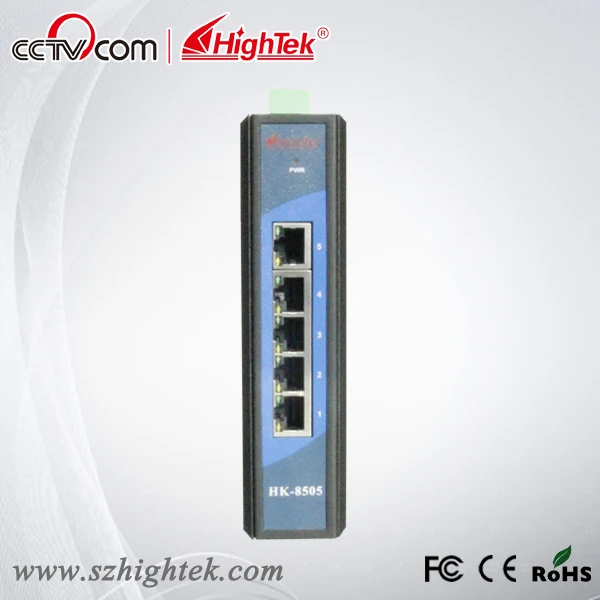 Industrial Ethernet Switch 5 Ports wide operating temperature Din-rail network Ethernet fast switch 
Industrial Ethernet Switch 5 Ports wide operating temperature Din-rail network Ethernet fast switch