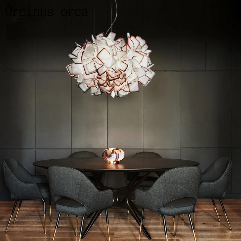 

After the modern chandelier Nordic style creative personality lamps dining room lounge art lighting simple Postage free