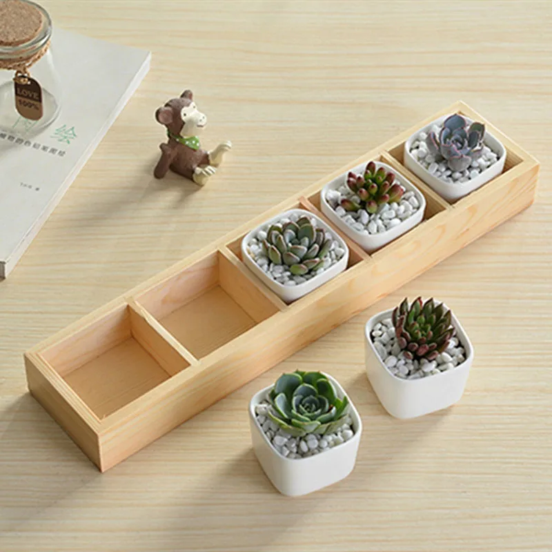 5 Grids Plant Pot Tray Rectangle Wooden Storage Boxes Succulents Flowerpot Holder
5 Grids Plant Pot Tray Rectangle Wooden Storage Boxes Succulents Flowerpot Holder