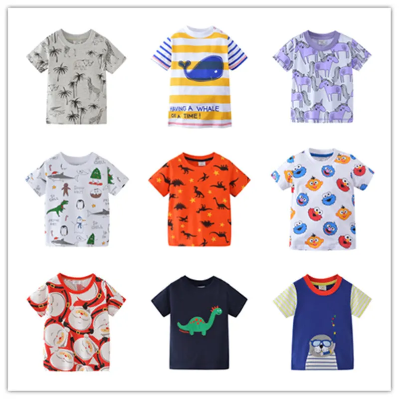 Age 2-7T 2019 NEW Summer Boys Girls Kids Cotton Short T-shirt Tees Sesame Street Whale Unicorn Santa Claus Coconut Tree Seals
Age 2-7T 2019 NEW Summer Boys Girls Kids Cotton Short T-shirt Tees Sesame Street Whale Unicorn Santa Claus Coconut Tree Seals
