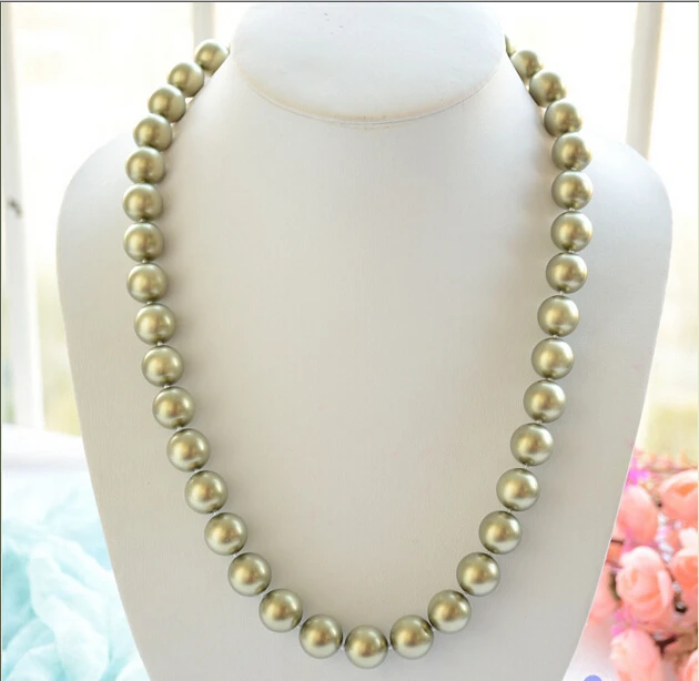 P4711 24" 14mm bronze round SOUTH SEA SHELL PEARL NECKLACE ^^^@^Noble style Natural Fine jewe FREE SHIPPING
P4711 24" 14mm bronze round SOUTH SEA SHELL PEARL NECKLACE ^^^@^Noble style Natural Fine jewe FREE SHIPPING