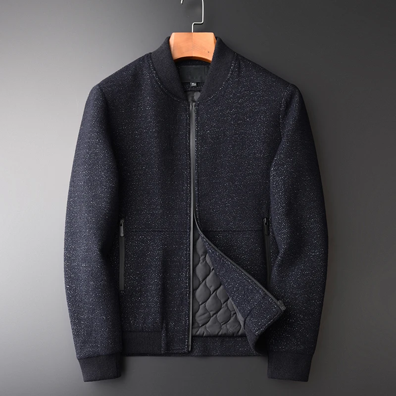 Minglu Stand Collar Parka Men Hight Quality Add Wadding Slim Fit Flower Yarn Winter Jacket Men Plus Size 4xl Fashion Mens Coats
Minglu Stand Collar Parka Men Hight Quality Add Wadding Slim Fit Flower Yarn Winter Jacket Men Plus Size 4xl Fashion Mens Coats