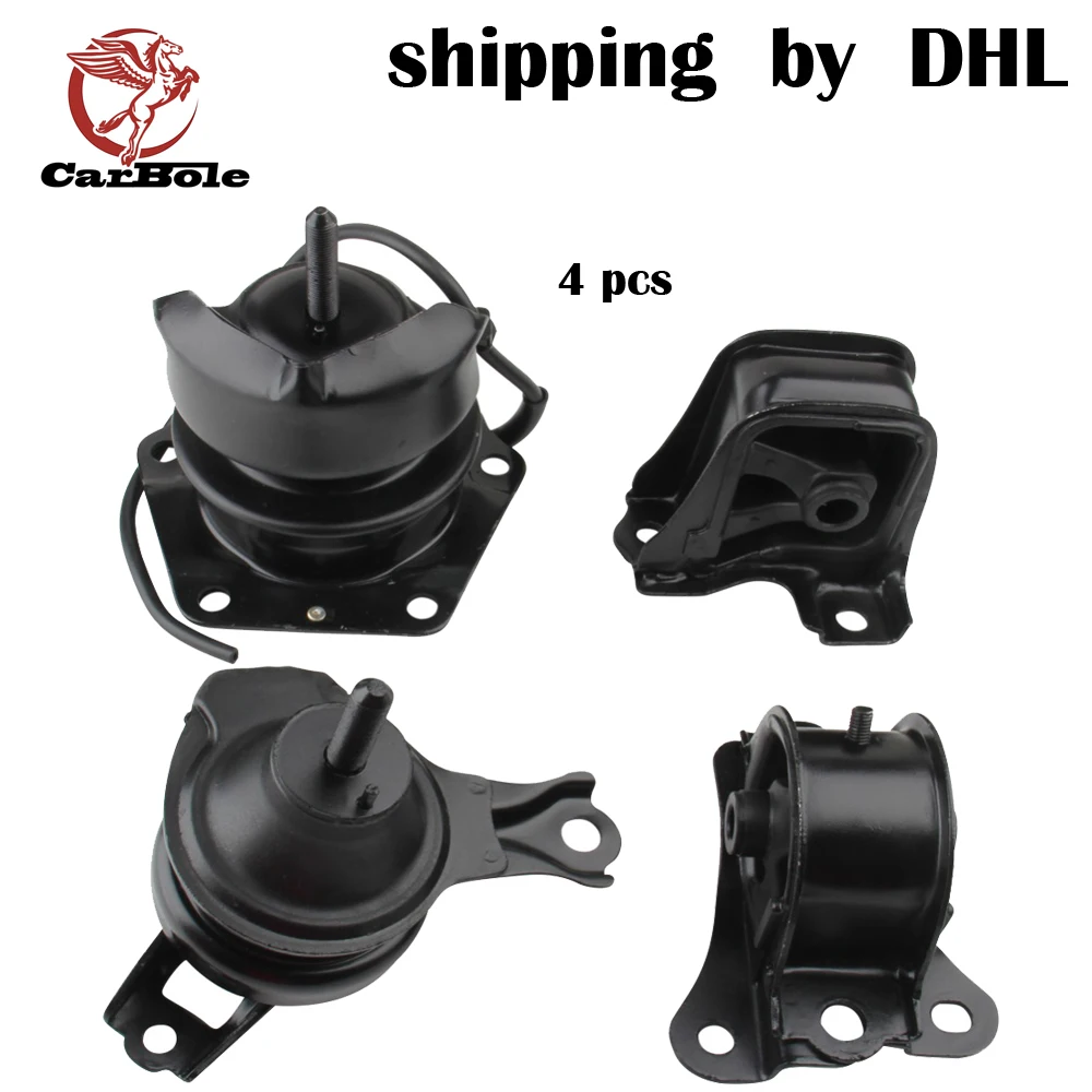4PC ENGINE AND TRANSMISSION MOUNT FOR 1998-2002 HONDA ACCORD 4CYL 2.3L FAST SHIP