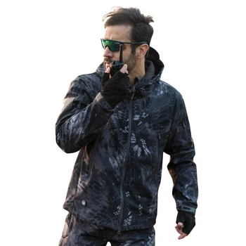 Tactical Snake Camouflage Army Jacket Men Military Shark V4.5 Waterproof Softshell Hunting Jackets Fleece Hooded Hiking Clothes
Tactical Snake Camouflage Army Jacket Men Military Shark V4.5 Waterproof Softshell Hunting Jackets Fleece Hooded Hiking Clothes