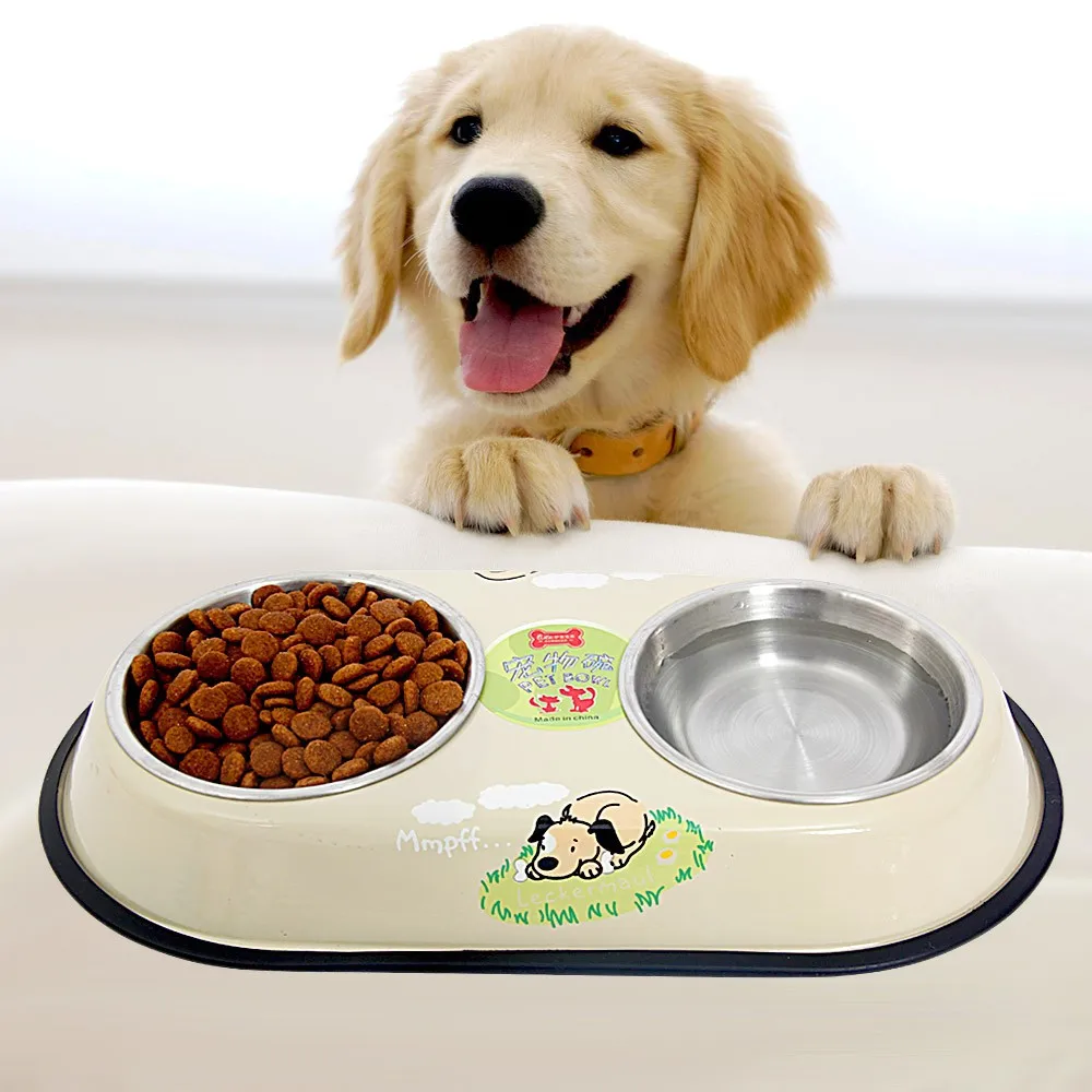 Dog Feeder Bowl Stainless Steel Big Double Bowl Feeder Dog Drinking Easy Take Food Water Feeder Bowl Cat Foods Bowl 2 Colors
Dog Feeder Bowl Stainless Steel Big Double Bowl Feeder Dog Drinking Easy Take Food Water Feeder Bowl Cat Foods Bowl 2 Colors