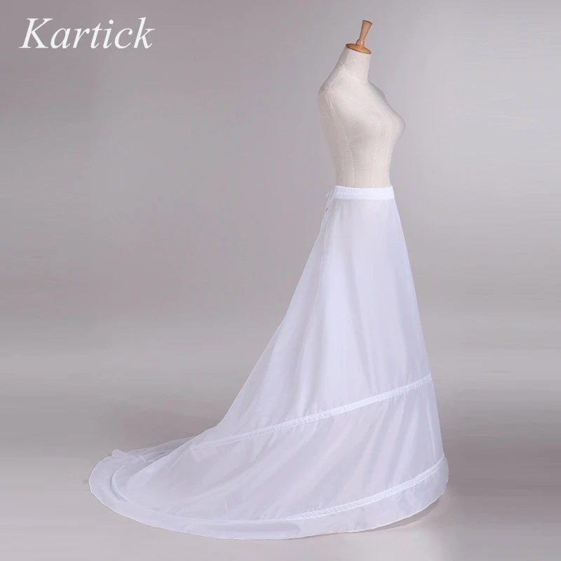 New Arrival Bride Petticoats with Train White 2 Hoops Long Underskirt Crinoline for Wedding Dress In Stock Wedding Accessories
New Arrival Bride Petticoats with Train White 2 Hoops Long Underskirt Crinoline for Wedding Dress In Stock Wedding Accessories