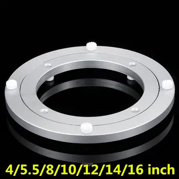 6 Sizes Round Shape Turntable Plate Table Smooth Swivel Plate Rotating Table Aluminium Alloy Rotating Bearing Lazy Susan Plate 
6 Sizes Round Shape Turntable Plate Table Smooth Swivel Plate Rotating Table Aluminium Alloy Rotating Bearing Lazy Susan Plate