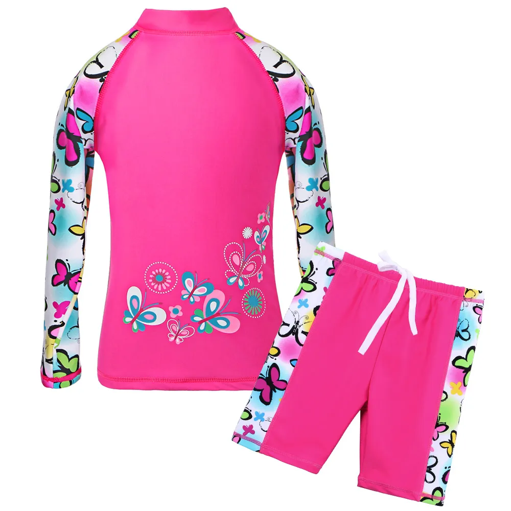 BAOHULU Children Swimwear Floral Butterfly Girl Swimsuit Two Piece 4-12 Years Kids Long Sleeve Swimming Suits Rash Guard Girls
BAOHULU Children Swimwear Floral Butterfly Girl Swimsuit Two Piece 4-12 Years Kids Long Sleeve Swimming Suits Rash Guard Girls
