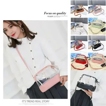 2019 Newest Hot Women Ladies Crossbody Clear Transparent PVC + PU Leather Shoulder Bag Tote Purse Handbag Messenger Satchel Bags
2019 Newest Hot Women Ladies Crossbody Clear Transparent PVC + PU Leather Shoulder Bag Tote Purse Handbag Messenger Satchel Bags