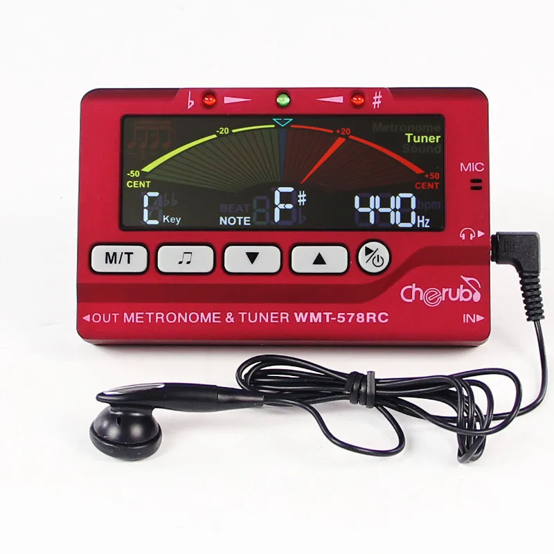 New 578RC 3 in 1 Tuner Metronome & Tone Generator Chromatic Color LCD Display for Wind instruments Guitar Bass Violin Ukulele
New 578RC 3 in 1 Tuner Metronome & Tone Generator Chromatic Color LCD Display for Wind instruments Guitar Bass Violin Ukulele
