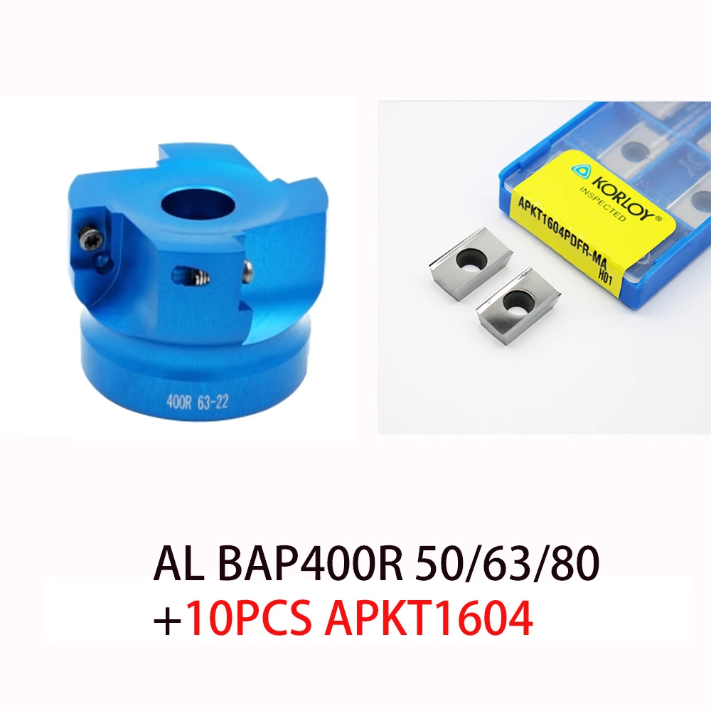 AL BAP400R+10PCS APKT1604 CNC End Milling Cutter Aluminum Alloy Cutter AL BAP400R 50/63/80-22/27 Aluminum Body
AL BAP400R+10PCS APKT1604 CNC End Milling Cutter Aluminum Alloy Cutter AL BAP400R 50/63/80-22/27 Aluminum Body