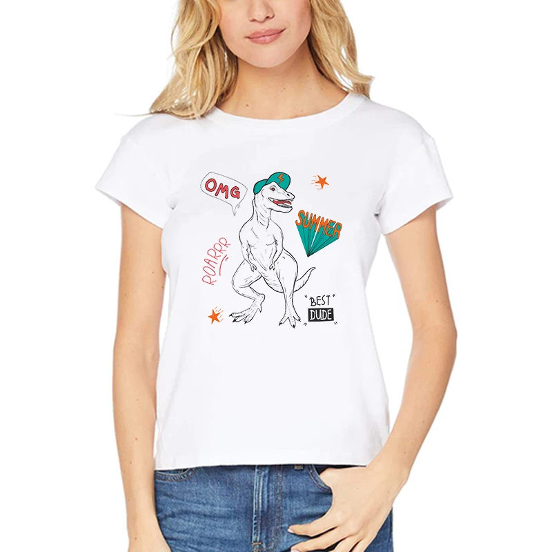 New Summer Women Kawaii Short Sleeve Loose Student Little Monster Print Ins Fashion Harajuku dinosaur Cartoon T-shirt cute tops
New Summer Women Kawaii Short Sleeve Loose Student Little Monster Print Ins Fashion Harajuku dinosaur Cartoon T-shirt cute tops