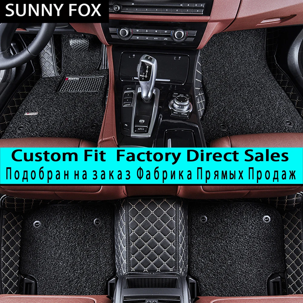 SUNNYFOX Car floor mats for Toyota Camry Corolla RAV4 Mark X Verso FJ Cruiser 5D car styling carpet rugs liners
SUNNYFOX Car floor mats for Toyota Camry Corolla RAV4 Mark X Verso FJ Cruiser 5D car styling carpet rugs liners