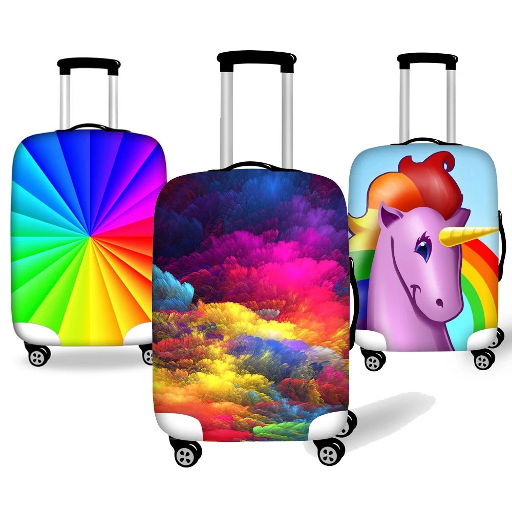 FORUDESIGNS Rainbow Luggage Cover Unicorn Travel on Road Luggage Protective Dust Covers Tags Elastic for Trolley Suitcase Case
FORUDESIGNS Rainbow Luggage Cover Unicorn Travel on Road Luggage Protective Dust Covers Tags Elastic for Trolley Suitcase Case