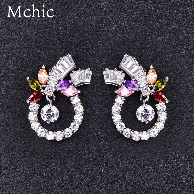 Mchic 5 Colors Rhinestone Flower Earrings Inlay Cubic Zirconia Exquisite Stud Earrings Women Fashion Base Jewelry Birncos Gift
Mchic 5 Colors Rhinestone Flower Earrings Inlay Cubic Zirconia Exquisite Stud Earrings Women Fashion Base Jewelry Birncos Gift