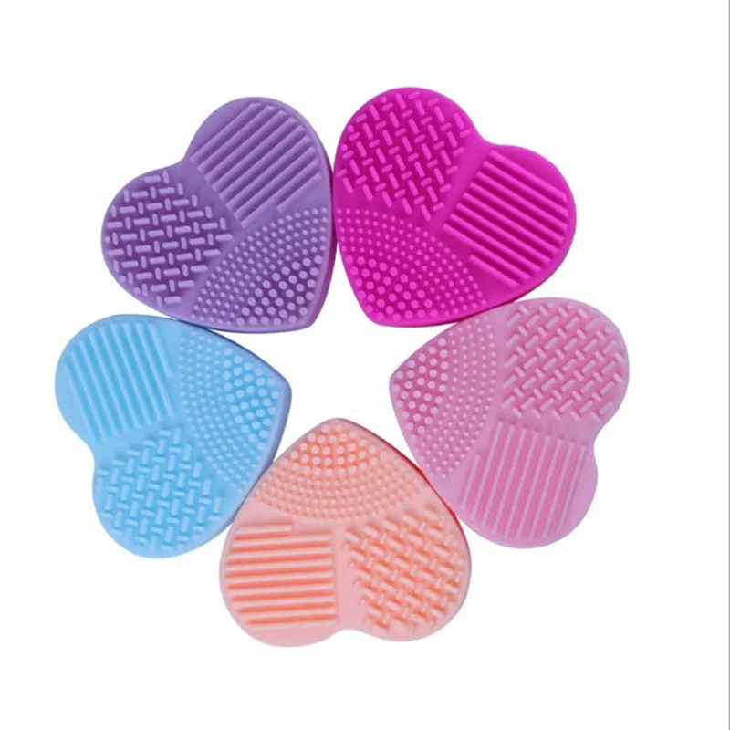 Colorful Heart Shape Make up Brushes Cleaner Wash Brush Silica Glove Scrubber Board Cosmetic Cleaning Tools for makeup brushes
Colorful Heart Shape Make up Brushes Cleaner Wash Brush Silica Glove Scrubber Board Cosmetic Cleaning Tools for makeup brushes