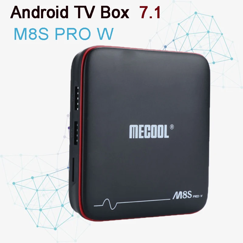 

MECOOL M8S PRO W Smart TV Box Android 7.1 OS Amlogic S905W Quad Core 2GB RAM DDR3 16GB Rom 4K H.265 2.4G WiFi set top box