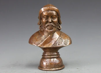 wholesale factory China Classical BRASS Copper Yuan Dynasty Empire Kublai Khan Bust Statue
wholesale factory China Classical BRASS Copper Yuan Dynasty Empire Kublai Khan Bust Statue