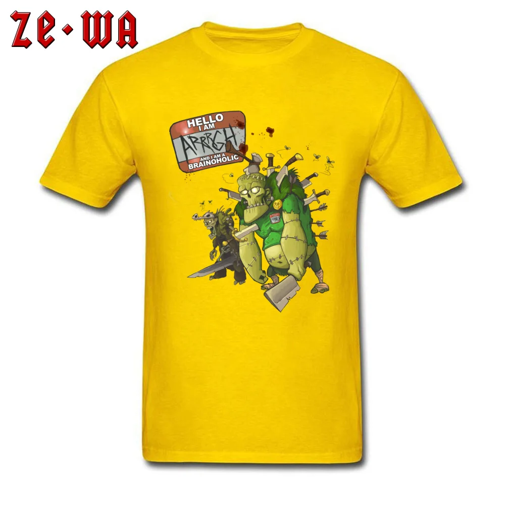 Brainoholic Casual T Shirt for Men 100% Cotton Fabric Thanksgiving Day T Shirt T-shirts Short Sleeve On Sale Round Collar Brainoholic yellow