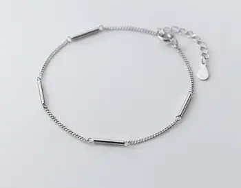 Slim &Thin Authentic REAL. 925 Sterling Silver straight lucky short Bar Round chain Bracelet GTLS891
Slim &Thin Authentic REAL. 925 Sterling Silver straight lucky short Bar Round chain Bracelet GTLS891