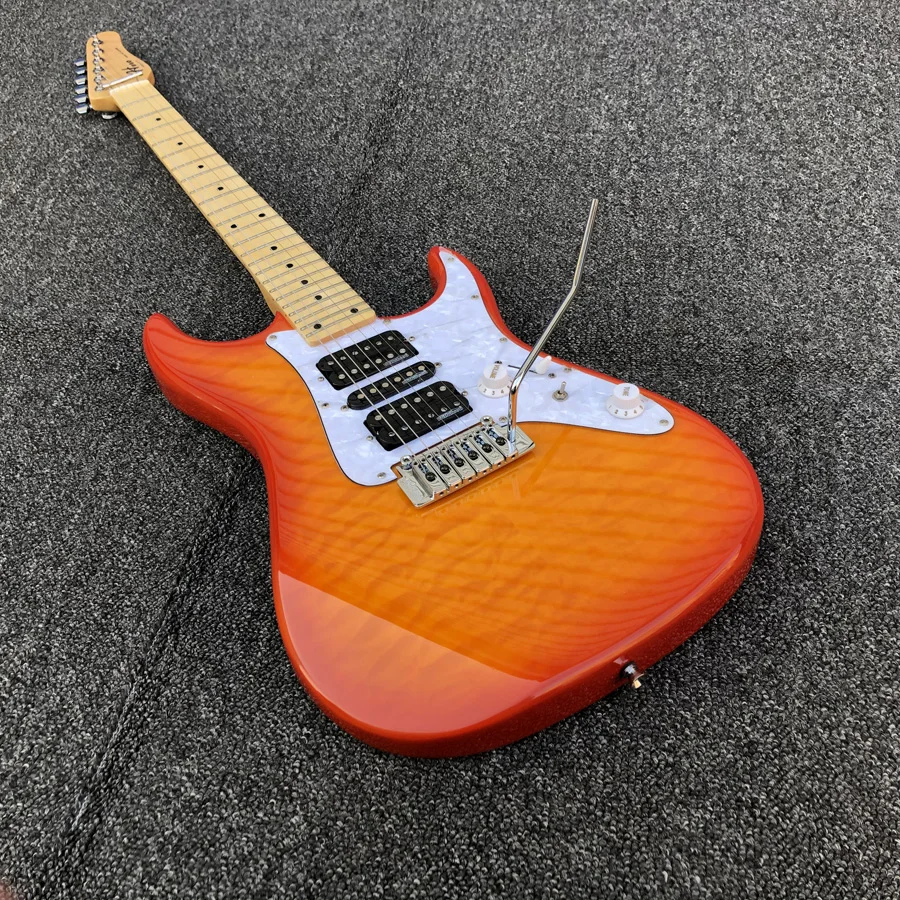 Honey Quilted Maple Top Wilkinson Pickups Tremolo Bridge Coil Split M6 Locking Tuners 6 String Electric Guitar Free Shipping
Honey Quilted Maple Top Wilkinson Pickups Tremolo Bridge Coil Split M6 Locking Tuners 6 String Electric Guitar Free Shipping