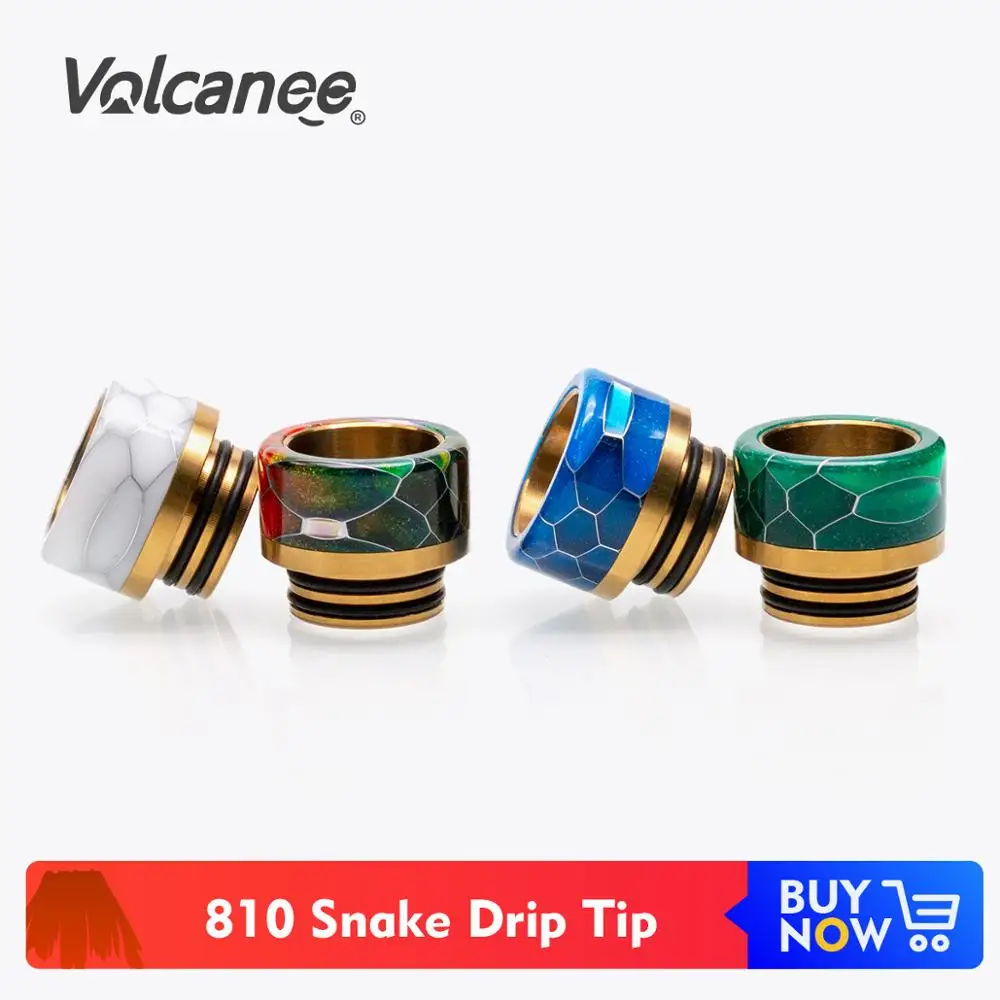 Volcanee Snake 810 Drip Tip Epoxy Resin Brass Core Driptips For V12 Manta Reload RTA Atomizer Wide Bore Vape Mouthpiece
Volcanee Snake 810 Drip Tip Epoxy Resin Brass Core Driptips For V12 Manta Reload RTA Atomizer Wide Bore Vape Mouthpiece