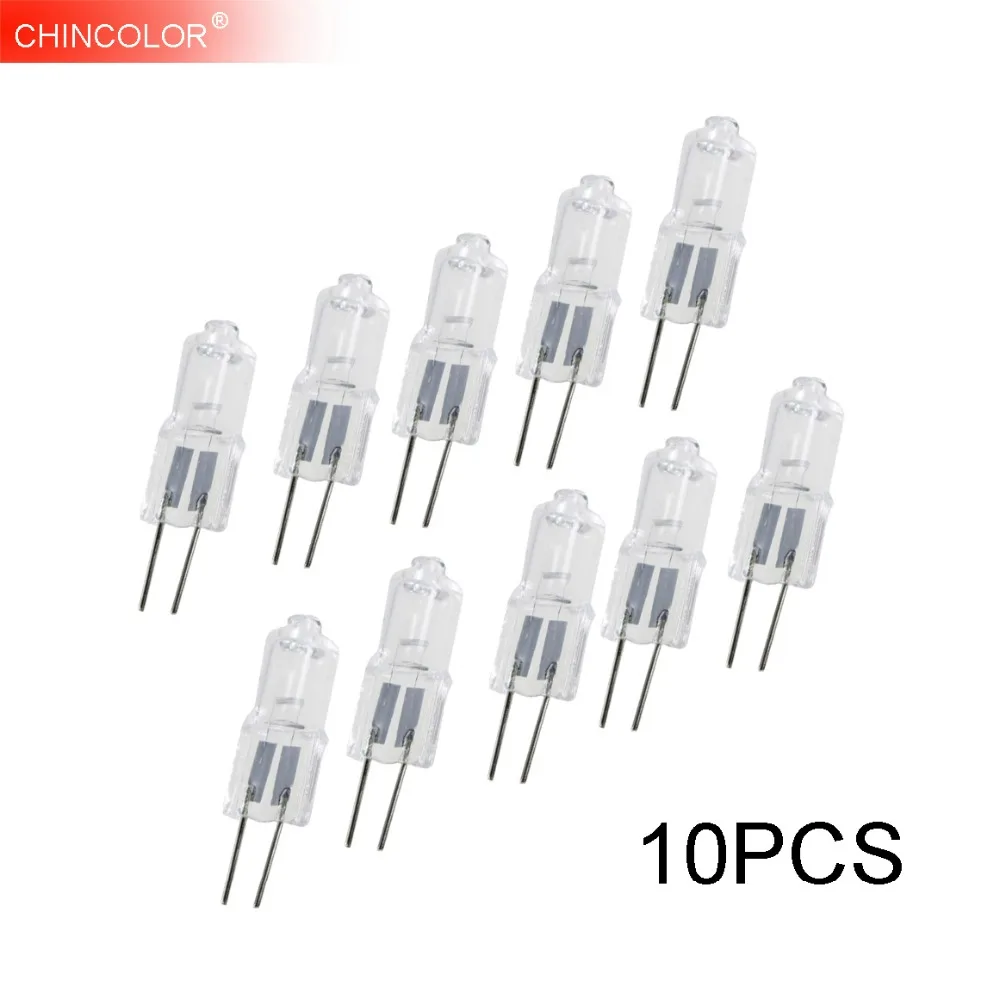 G4 Halogen Bulb Lamp Light AC12V 20W JC Type Clear Halogen Inserted Beads Crystal Lamp Warm white 30*4mm 10PCS WW
G4 Halogen Bulb Lamp Light AC12V 20W JC Type Clear Halogen Inserted Beads Crystal Lamp Warm white 30*4mm 10PCS WW