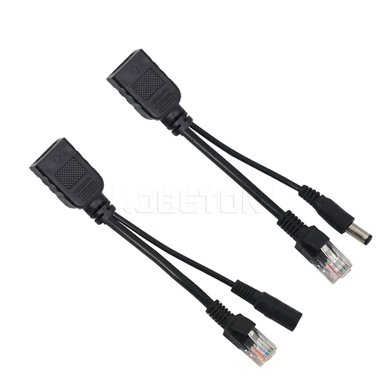 2pcs Tape Screened POE Cable Passive Power Over Ethernet Adapter Cable POE Splitter Injector Power Supply Module 12-48v
2pcs Tape Screened POE Cable Passive Power Over Ethernet Adapter Cable POE Splitter Injector Power Supply Module 12-48v