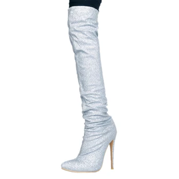 2018 Over The Knee Boots Winter Pointed Toe Warm Women Boots Lady Stretch Fabric Fashion Boots Big Size 34-43
2018 Over The Knee Boots Winter Pointed Toe Warm Women Boots Lady Stretch Fabric Fashion Boots Big Size 34-43
