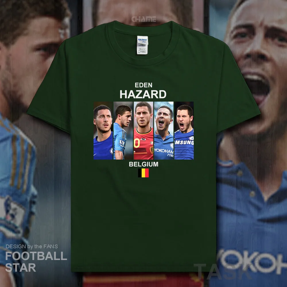 Eden Hazard t shirt men 2018 jerseys Belgium footballer star tshirt 100% cotton fitness t-shirt clothing casual summer tees 20
Eden Hazard t shirt men 2018 jerseys Belgium footballer star tshirt 100% cotton fitness t-shirt clothing casual summer tees 20