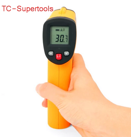 IR Infrared Thermometer Handheld Non-contact Digital LCD Laser Pyrometer Surface Temperature Meter -50~550C Backlight C F
IR Infrared Thermometer Handheld Non-contact Digital LCD Laser Pyrometer Surface Temperature Meter -50~550C Backlight C F
