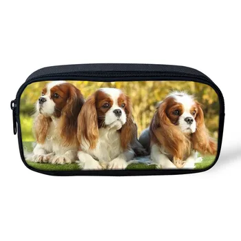 THIKIN Student School Pencil Bag Funny King Charles Spaniel Flower Print Kids Pen Pouch for Child School Supplies Women Make up
THIKIN Student School Pencil Bag Funny King Charles Spaniel Flower Print Kids Pen Pouch for Child School Supplies Women Make up