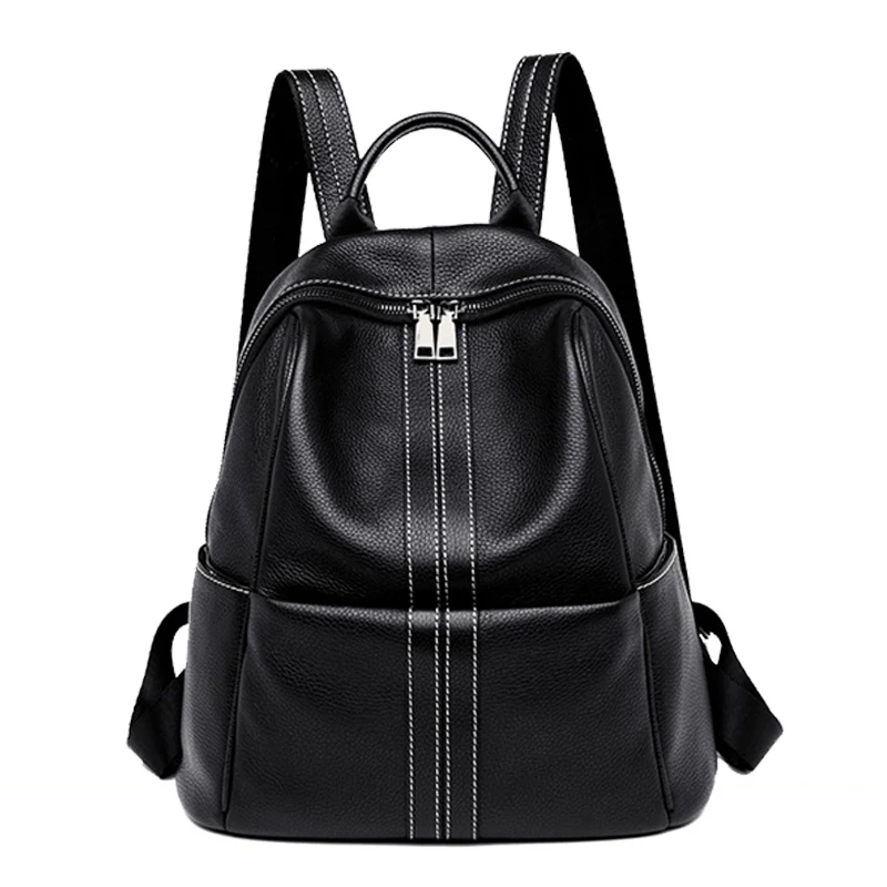 Women's Backpack Genuine Leather Female Backpacks Fashion Black School Bags for Teenagers Girls School Backpacks Travel mochila
Women's Backpack Genuine Leather Female Backpacks Fashion Black School Bags for Teenagers Girls School Backpacks Travel mochila