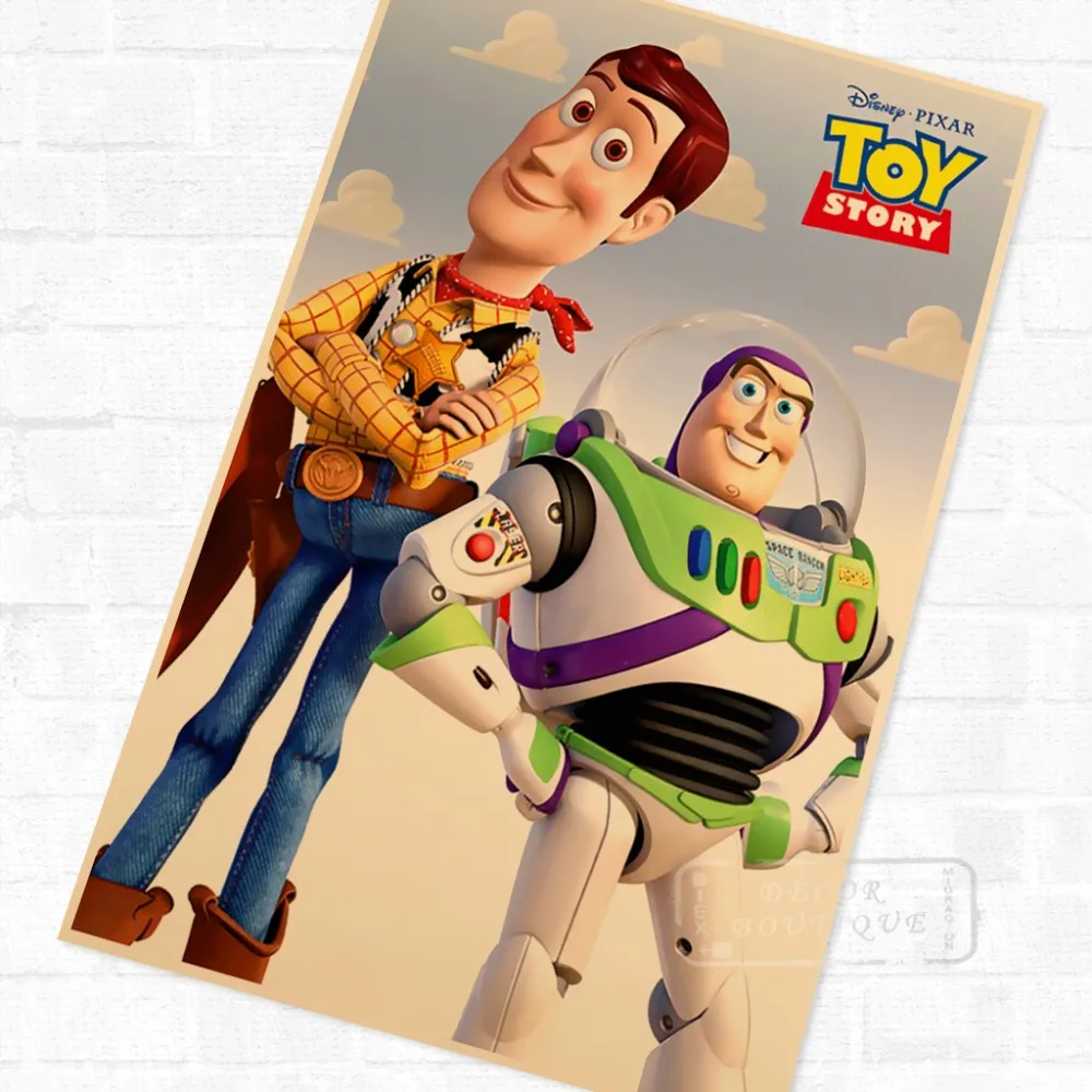Woody & Buzz, Toy Story Retro Decorative DIY Wall Canvas Painting Stickers Home Posters Art Bar Decor Gift
Woody & Buzz, Toy Story Retro Decorative DIY Wall Canvas Painting Stickers Home Posters Art Bar Decor Gift