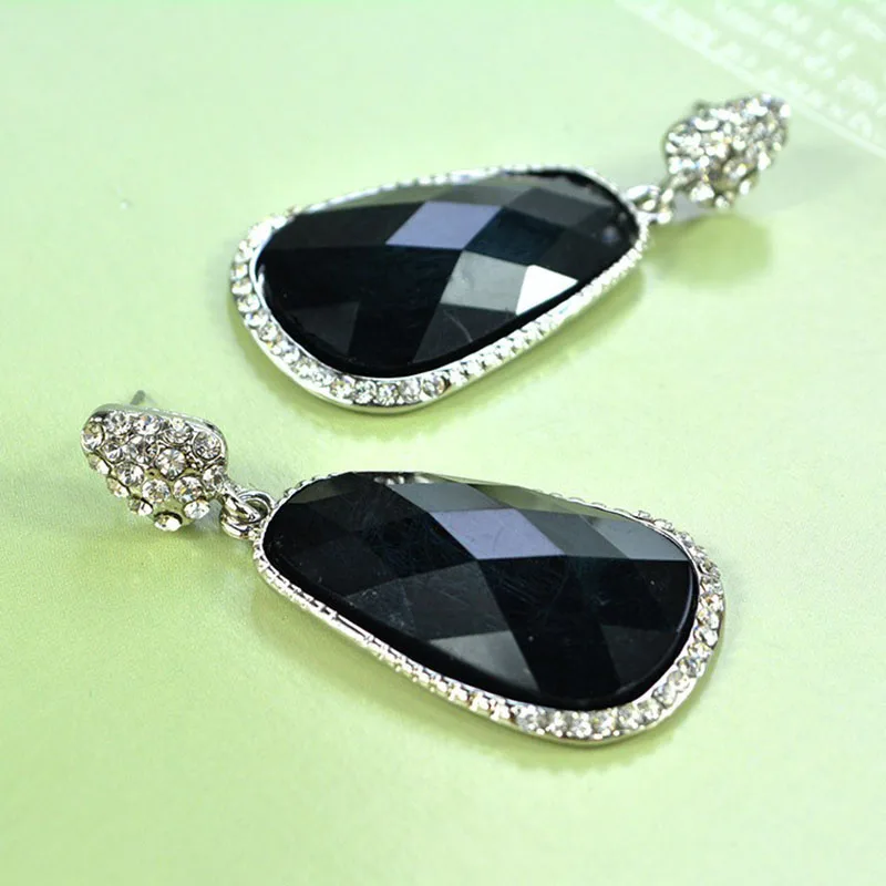Rhinestone Earrings 1