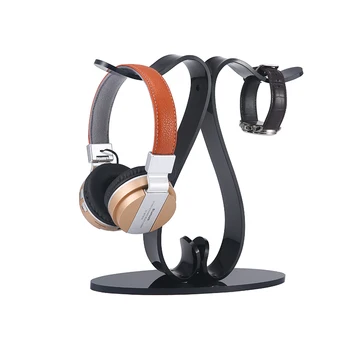 Double Heads Headphone Headset Stand Holder Stand Holder Fashion Desktop Storage Display For Headphones Bracket for Smart Watch
Double Heads Headphone Headset Stand Holder Stand Holder Fashion Desktop Storage Display For Headphones Bracket for Smart Watch