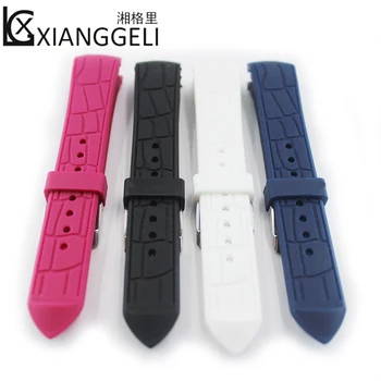 Watch accessories 18mm rubber watch with pin buckle curved interface for ARMANI AR5937AR5938AR5939 men's and women's watch band.
Watch accessories 18mm rubber watch with pin buckle curved interface for ARMANI AR5937AR5938AR5939 men's and women's watch band.