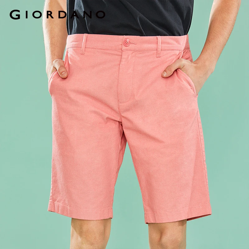 Giordano шорты мужские эластичные хлопчатобумажные на средней талии хлопок slim fit